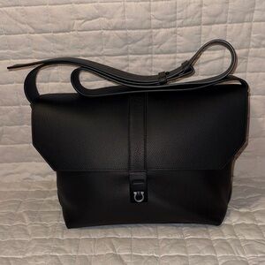 Ferragamo Men’s Leather Messenger Bag